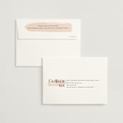 "SoHo" - Wedding Thank You Cards in Blush by Hudson meet Rose - FREE Recipient Addressing