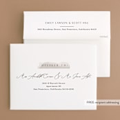 "ridge" - Wedding Thank You Cards in Natural by Kate Ahn - FREE Recipient Addressing