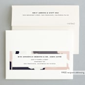 "Artistic Union" - Wedding Thank You Cards in Indigo by Brooke Chandler - FREE Recipient Addressing