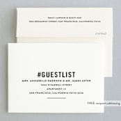 "Open Bar" - Wedding Thank You Cards in Tuxedo by Jennifer Lew - FREE Recipient Addressing