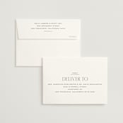 "Portland" - Wedding Thank You Cards in Latte by Kristie Kern - FREE Recipient Addressing