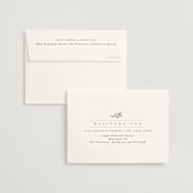 "Classic" - Wedding Thank You Cards in Snow by Joanna Griffin - FREE Recipient Addressing