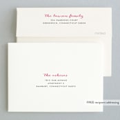 "Storybook Romance" - Wedding Thank You Cards in Cotton by Stacey Meacham - FREE Recipient Addressing