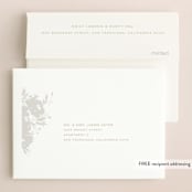 "Garden" - Wedding Thank You Cards in Peach by Lori Wemple - FREE Recipient Addressing