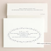"tiny dots" - Wedding Thank You Cards in Sapphire by Erin Deegan - FREE Recipient Addressing