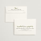 "Rustic Love" - Wedding Thank You Cards in Parchment by GeekInk Design - FREE Recipient Addressing