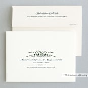 "Dreamkeeper" - Wedding Thank You Cards in Midnight by Jennifer Postorino - FREE Recipient Addressing