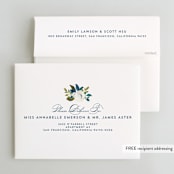 "Our Something Blue" - Wedding Thank You Cards in Ocean by AK Graphics - FREE Recipient Addressing