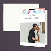 "Happy Day" - Wedding Thank You Cards in Carnival by Angela Marzuki - Front