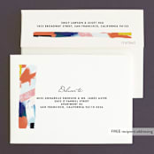 "Happy Day" - Wedding Thank You Cards in Carnival by Angela Marzuki - FREE Recipient Addressing