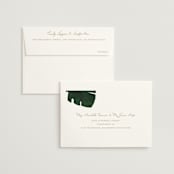 "Palm" - Wedding Thank You Cards in Classic Palm by Kaydi Bishop - FREE Recipient Addressing