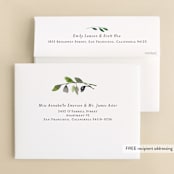 "Spring Wildflowers" - Wedding Thank You Cards in Floral by Mere Paper - FREE Recipient Addressing