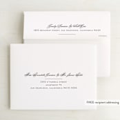 "Downtown" - Wedding Thank You Cards in Onyx by Lauren Chism - FREE Recipient Addressing