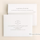 "Eden" - Wedding Thank You Cards in Poinsettia by Lori Wemple - FREE Recipient Addressing