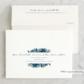 "Dash" - Wedding Thank You Cards in Midnight by Grace Kreinbrink - FREE Recipient Addressing
