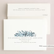 "Tailored Branches" - Wedding Thank You Cards in Atlantic by Karidy Walker - FREE Recipient Addressing
