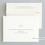 "Forever And" - Wedding Thank You Cards in Black Tie by Kim Dietrich Elam - FREE Recipient Addressing