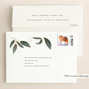 "Love Grows" - Wedding Thank You Cards in Leaf by Leah Bisch - FREE Recipient Addressing