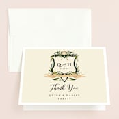 "Amore" - Wedding Thank You Cards in Sunset by Susan Moyal - Front