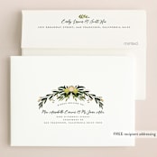 "Amore" - Wedding Thank You Cards in Sunset by Susan Moyal - FREE Recipient Addressing