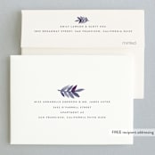"Watercolor Painted Wreath" - Wedding Thank You Cards in Sugarplum by Katharine Watson - FREE Recipient Addressing