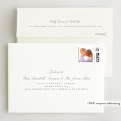 "Winterelle" - Wedding Thank You Cards in Cornflower by Petra Kern - FREE Recipient Addressing