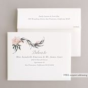 "Maya Rustica" - Wedding Thank You Cards in Rose by Petra Kern - FREE Recipient Addressing