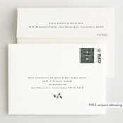 "Falling Branch" - Wedding Thank You Cards in Eucalyptus by Amy Kross - FREE Recipient Addressing