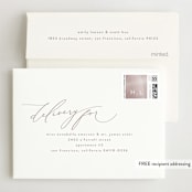 "plain paint" - Wedding Thank You Cards in Taupe by Phrosné Barwood - FREE Recipient Addressing