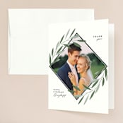 "Oliviers" - Wedding Thank You Cards in Spring by Gwen Bedat - Front
