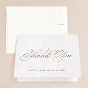 "Sonesta" - Wedding Thank You Cards in Mineral by Hooray Creative - Front