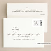 "Sonesta" - Wedding Thank You Cards in Mineral by Hooray Creative - FREE Recipient Addressing