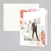 "Peony Gardens" - Wedding Thank You Cards in Peony by Inna Moreva - Front