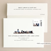 "Bold city" - Wedding Thank You Cards in Ivory by Cass Imagines - FREE Recipient Addressing