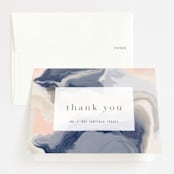 "marble majesty" - Wedding Thank You Cards in Mountain Range by Hooray Creative - Front