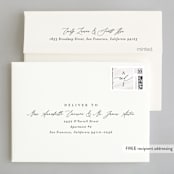 "Overjoyed" - Wedding Thank You Cards in Taupe by Ana Sharpe - FREE Recipient Addressing