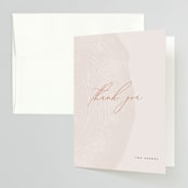 "a hundred years" - Wedding Thank You Cards in Burnt Umber by Robin Ott - Front