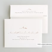 "a hundred years" - Wedding Thank You Cards in Burnt Umber by Robin Ott - FREE Recipient Addressing