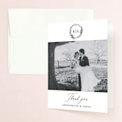 "Antoinette" - Wedding Thank You Cards in Ivory by lulu and isabelle - Front
