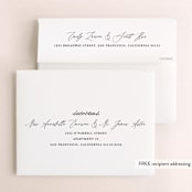 "Antoinette" - Wedding Thank You Cards in Ivory by lulu and isabelle - FREE Recipient Addressing