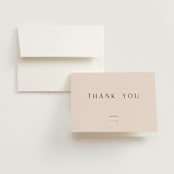 "Adora" - Wedding Thank You Cards in Dawn by Leah Bisch - Front