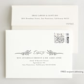 "FancySchmancy" - Wedding Thank You Cards in Classic by Jen Owens - FREE Recipient Addressing