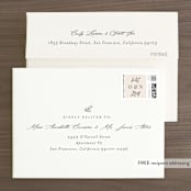 "Leafy Branch" - Wedding Thank You Cards in Latte by Katherine Moynagh - FREE Recipient Addressing