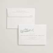 "Amorino" - Wedding Thank You Cards in Sage by Petra Kern - FREE Recipient Addressing