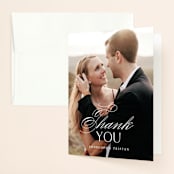 "calisson" - Wedding Thank You Cards in Mist by chocomocacino - Front
