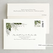 "Love springs eternal" - Wedding Thank You Cards in Fern by Chris Griffith - FREE Recipient Addressing