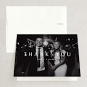 "Blueridge" - Wedding Thank You Cards in Ocean by Leah Bisch - Front