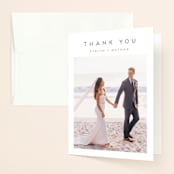"Grounded in Love" - Wedding Thank You Cards in Porcelain by Nicole Walsh - Front