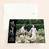 "our moment" - Wedding Thank You Cards in Tuxedo by Jill Means - Front