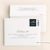 "Peaceful Garden" - Wedding Thank You Cards in Deep Sea by Jill Means - FREE Recipient Addressing